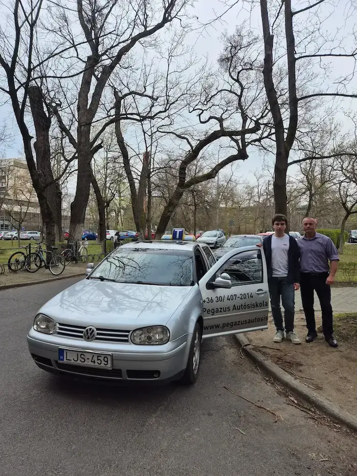 Krisztián - Pegazus Autósiskola sikeres vizsgázó Debrecen
